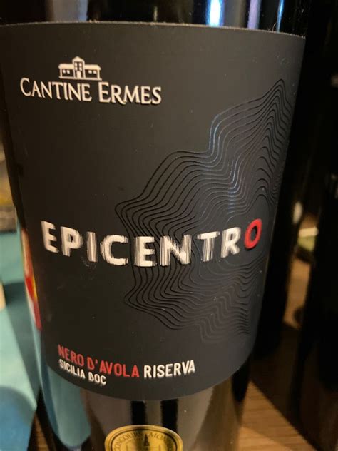 Cantine Ermes 2018 Epicentro Riserva Nero d'Avola (Sicilia).